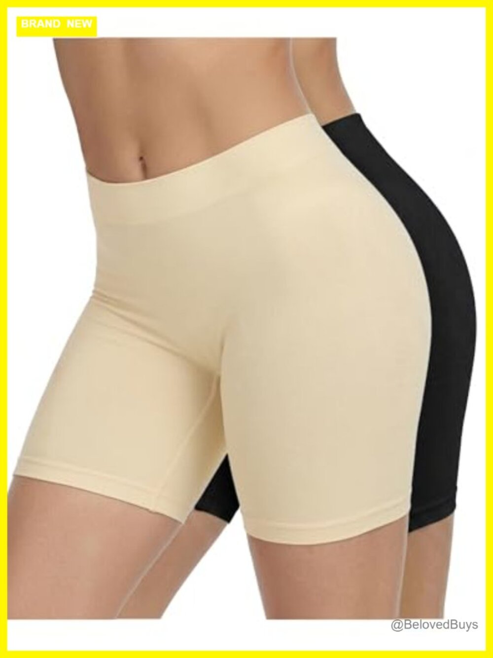 Seamless Anti Chafing Slip Shorts Nylon Spandex Biker Shorts